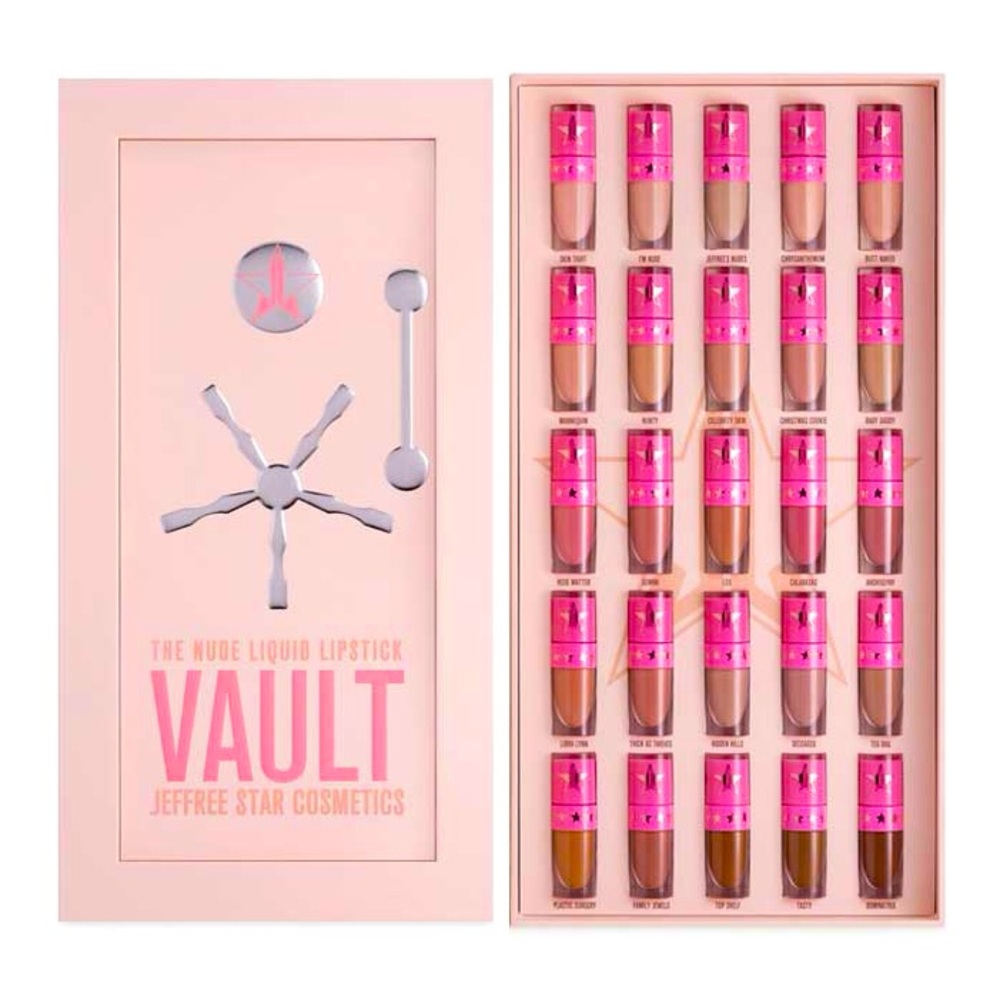 Jeffree Star Cosmetics Mini Nude Liquid Lipstick Vault